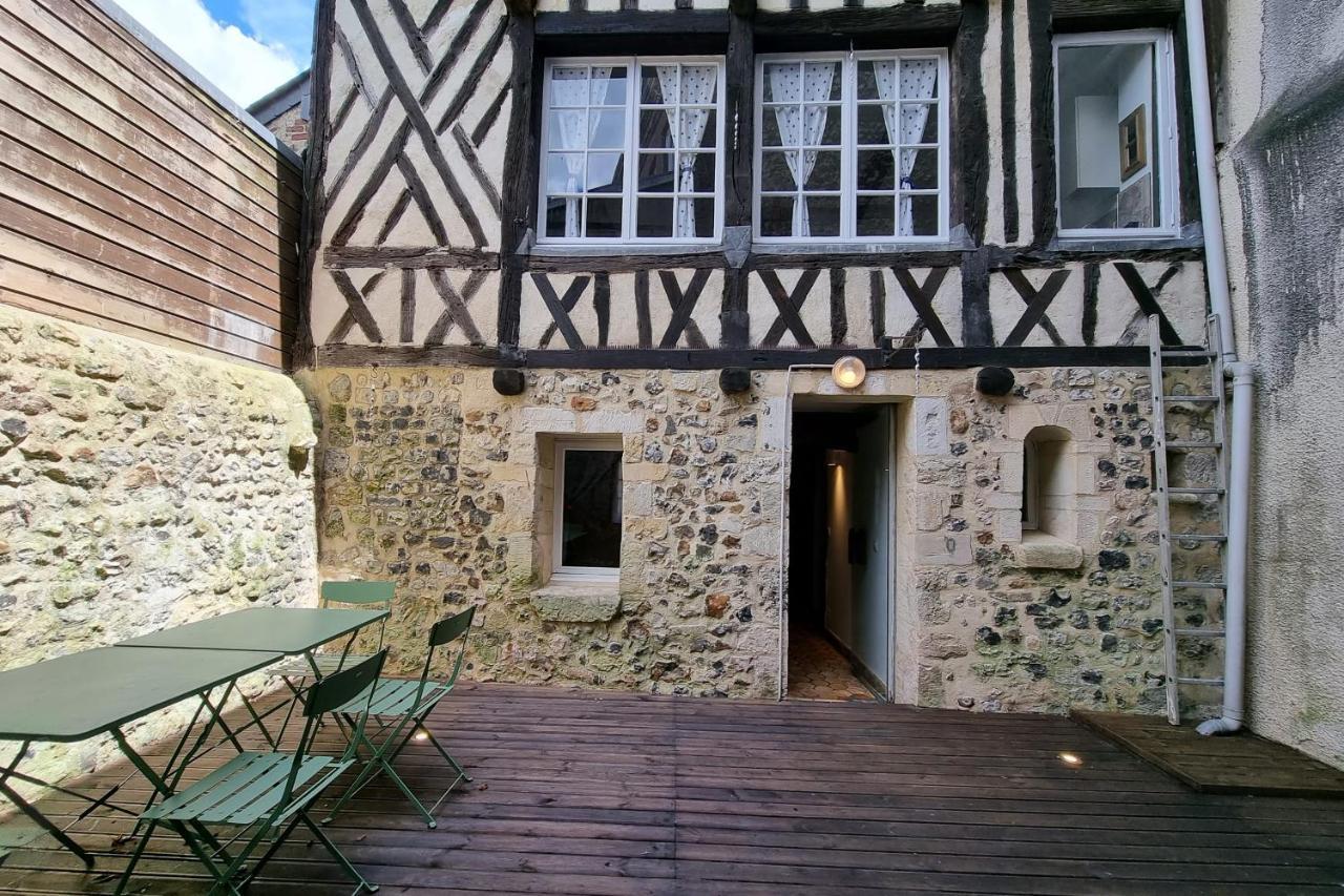 La Terrasse Notre Dame - Character House - 4P - Center Honfleur Villa Exterior photo