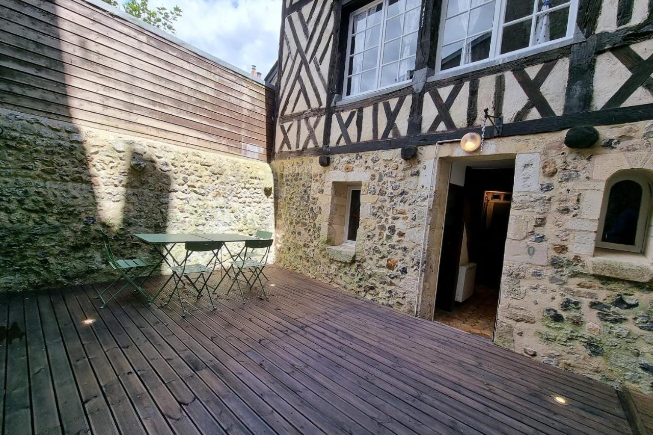 La Terrasse Notre Dame - Character House - 4P - Center Honfleur Villa Exterior photo